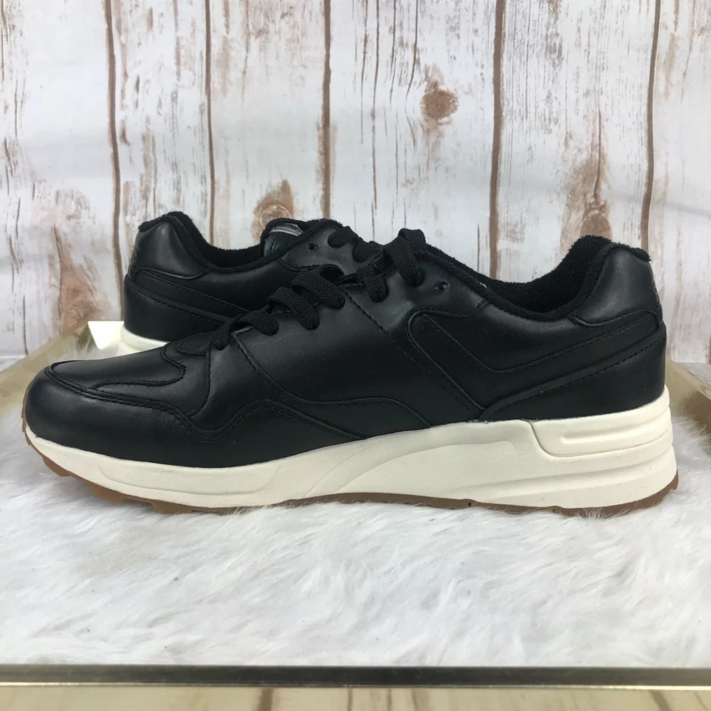 New Polo Ralph Lauren Trackster 100 Leather Sneakers - Picture 10 of 12